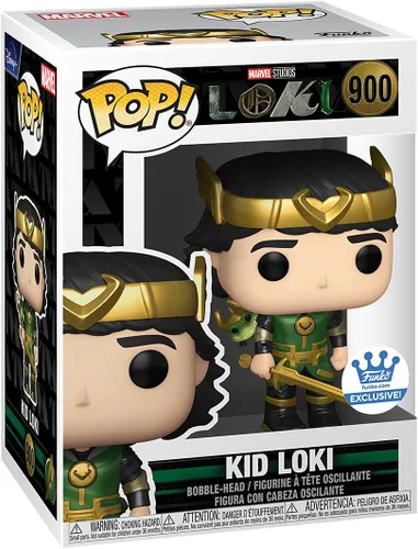 Miniatura 2 de Funko Pop! Marvel Kid Loki Metallic #900 Funko Shop Exclusivo