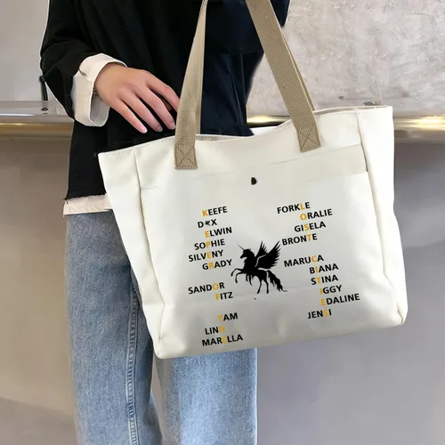 Miniatura 2 de PXTIDY Bolsa de maquillaje Team Foster Kee-fe Keeper of the Lost Cities Personajes Tote Bag KOTLC Novela Inspirado en Bookish Gift