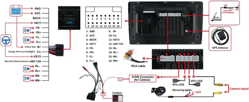 Miniatura 6 de Estéreo del coche para Ford F150 2009 2010 2011 2012, Android 13 coche radio 9 pulgadas pantalla táctil con inalámbrico CarPlay/Android Auto AM FM