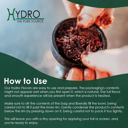 Miniatura 8 de Hydro Paquete de sabores de cachimba, sin tabaco y sin nicotina, juego de menta con sabor a cachimba, fresco, refrescante, natural, de larga