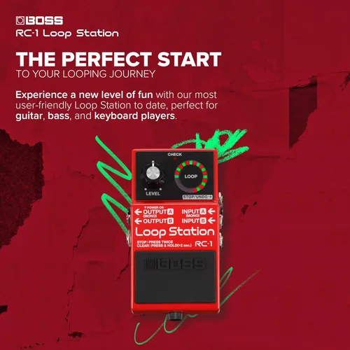 Miniatura 2 de BOSS RC-1 Loop Station - Pedal de guitarra