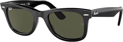 Ray-Ban RB2140 WAYFARER - Gafas de sol cuadradas para hombre y mujer + paquete con kit de cuidado de gafas de diseñador iWear