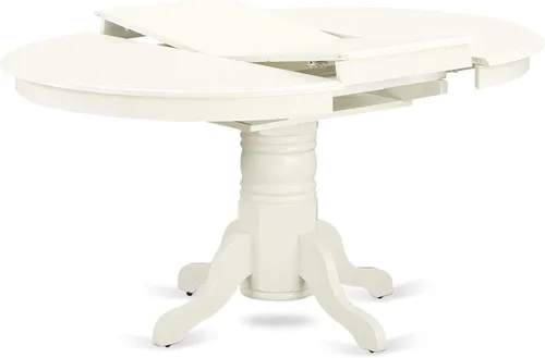 Miniatura 5 de East West Furniture AVBO5-LWH-LC - Juego de comedor de 5 piezas que incluye una mesa de comedor ovalada con hoja de mariposa y 4 sillas tapizadas