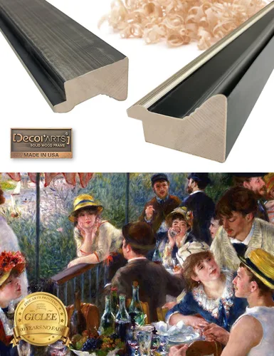 Miniatura 5 de DECORARTS - El almuerzo de los remeros de Pierre-Auguste Renoir. Impresiones giclée sobre lienzo. Mejora la decoración de tu hogar y oficina