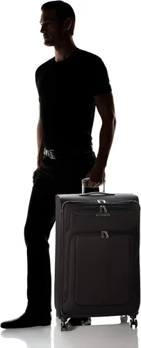 Miniatura 6 de Samsonite Solyte DLX Softside - Equipaje extensible con ruedas giratorias, Negro (Midnight black)), 123569-1548