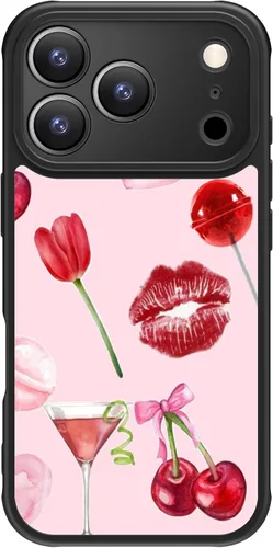 Miniatura 36 de FUNMIKO Funda para iPhone 16 Plus, carga inalámbrica y protección de grado militar, diseño floral moderno para mujeres y niñas, funda antideslizante