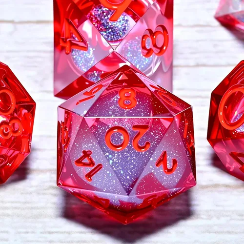Miniatura 10 de Juego de dados de metal D&D Dragón y mazmorra de metal poliédrico, estilo punk, juego de rol RPG Explorer, MTG Pioneer Game DND, juego de dados