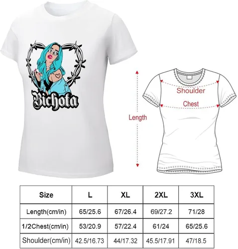 Miniatura 7 de Camisetas casuales para mujer, camiseta gráfica de moda, cuello redondo, camiseta de verano