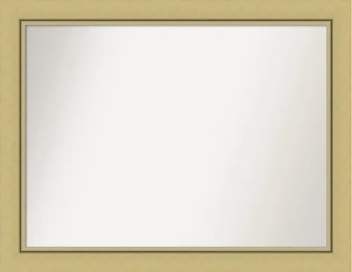 Miniatura 108 de Amanti Art Landon Gold Espejo de baño, espejo de pared o espejo de tocador de baño sobre el fregadero (26.25 x 26.25 pulgadas) Espejo no biselado