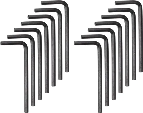 Miniatura 9 de HARFINGTON 30pcs Llave hexagonal 0.059 in métrica CR-V L en forma de cabeza hexagonal herramienta de reparación