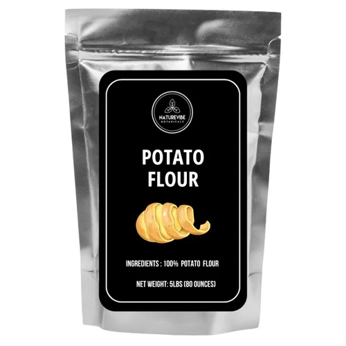 Miniatura 32 de Naturevibe Botanicals Harina de Teff marrón de 5 libras 100% grano entero y sin gluten Finamente molida, alta en fibra y proteína vegetal