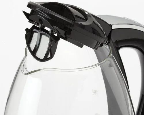 Miniatura 2 de BELLA Hervidor eléctrico de vidrio Schott alemán de 7 tazas con base extraíble 360
