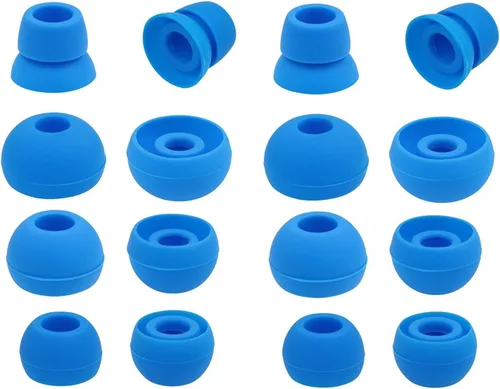 Miniatura 6 de Zotech 8 pares (16 unidades) de puntas de repuesto para auriculares estéreo inalámbricos Beats Powerbeats3 - Pequeño, mediano, grande y doble brida