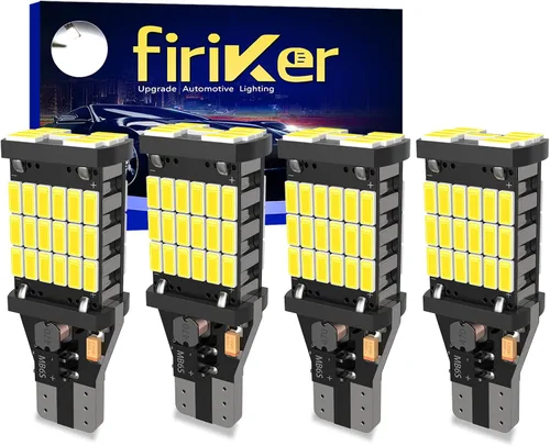 Miniatura 7 de firiKer 4 luces de freno LED rojo brillante 921 T15 912 W16W, sin errores 45SMD-4014 chipsets, 912 921 906 bombillas LED de coche para coche
