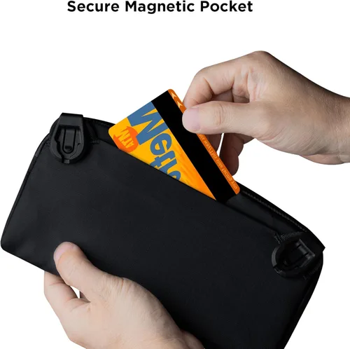 Miniatura 5 de ALPAKA Bolsa de vuelo – Bolsa de viaje para hombre, funda cruzada para teléfono, bolso de viaje de 0.3L para hombre, tela resistente al agua, correa