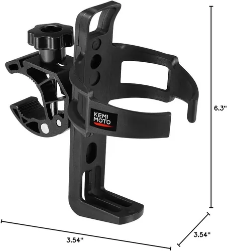 Miniatura 5 de KEMIMOTO Portavasos para ATV, Portabotellas para Motocicleta, Portavasos Universal con Abrazadera de Metal de 0.6-1.56 Pulgadas para Botella de 20oz