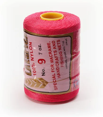 Miniatura 36 de N° 9 - 100% Cordón de Hilo de Nylon Omega para Tejer y Crochet - 01 Blanco