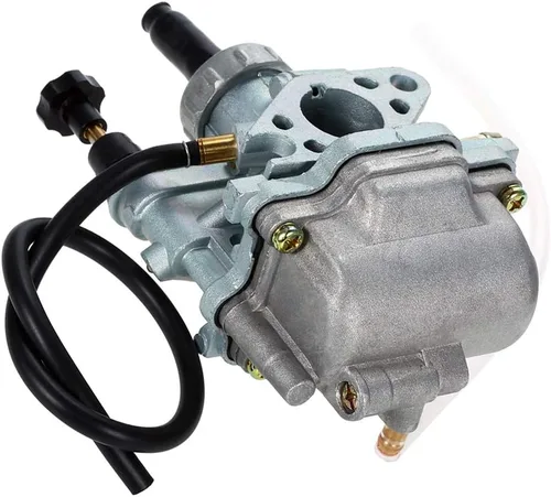 Miniatura 5 de Carburador LT80 para ATV Suzuki LT80 Quadsport 1987-2006 Carburador Carb con Bota de Admisión del Filtro de Aire + Llave de Paso