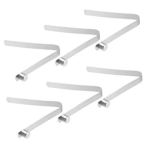 Miniatura 27 de PATIKIL Broches de paleta de kayak de 0.197 x 0.118 in, paquete de 6 clips de acero en forma de V de un solo pasador, clips de resorte, tubo
