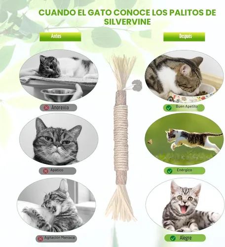 Miniatura 5 de BAWAN Juguetes de Hierba Gatera‖ Silvervine para Gatos: Lindos Juguetes de Gato y Gatito para Gatos de Interior Interactivos‖ Juguetes de Dentición