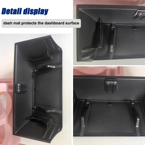 Miniatura 4 de Caja de almacenamiento interior, bandeja organizadora de consola central compatible con Land Rover Parts Defender 90 110 130 2023 2022 2021 2020