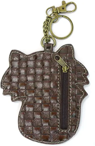 Miniatura 3 de CHALA Bolso bandolera cortado con láser, de piel sintética, color marrón