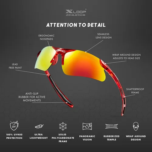 Miniatura 6 de Lentes de sol deportivas para niños y niñas de 3 a 10 años de edad, para béisbol, ciclismo, softbol, lentes UV400
