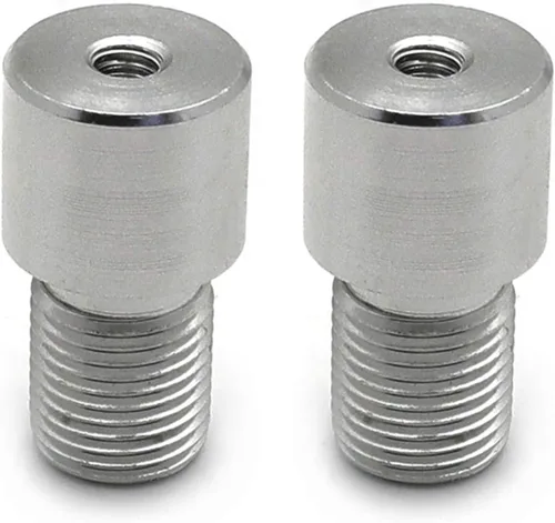Miniatura 8 de Adaptador de espejo de extremo de barra M6 hembra en el sentido de las agujas del reloj compatible con FZ 07 09 XSR900 SMAX [P/N: MT325-003 X2-SR]