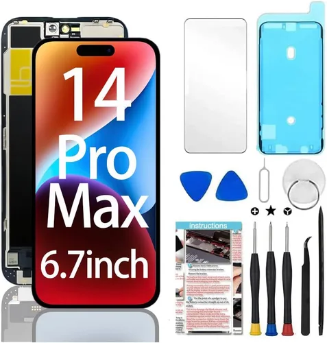 Miniatura 14 de para iPhone 11 Pro Max Reemplazo de pantalla 6.5 pulgadas LCD Pantalla 3D Touch Digitalizador Marco Ensamblaje Kit de reparación completo