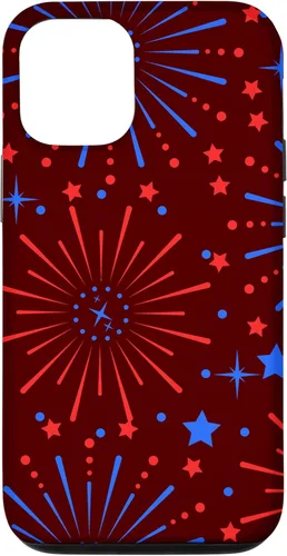 Miniatura 25 de Funda patriótica para iPhone 13 4 de julio con la bandera de Estados Unidos y la independencia de Estados Unidos