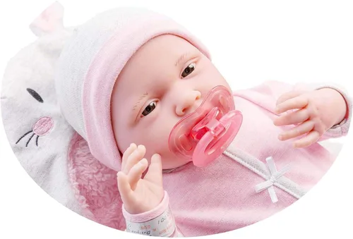 Miniatura 2 de JC Toys – La Newborn Nursery Juego de 8 piezas, muñeca bebé de cuerpo suave con accesorios Muñeca recién nacida de 15.5" realista, suave