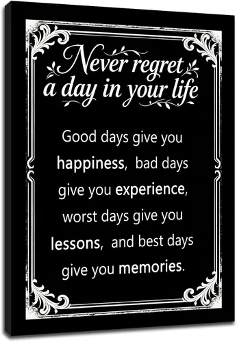Miniatura 27 de Motivational Wall Art 1% Better Every Day Quote Framed Canvas Poster Inspirational Wall Decor for Office Gym Study Room Small Size Growth Mindset