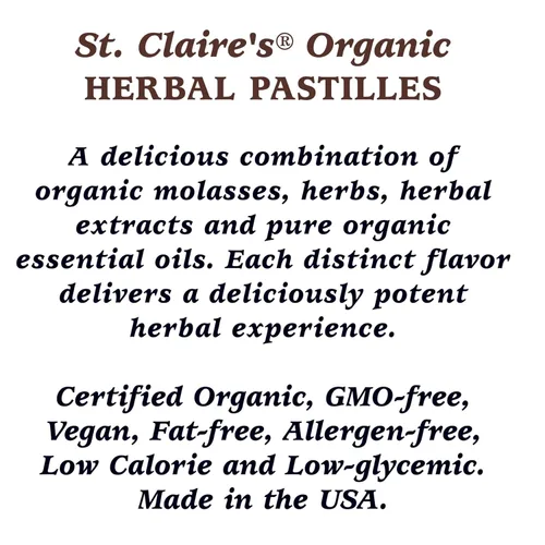 Miniatura 2 de Pastillas Herbales Orgánicas de St. Claire, (Jengibre, lata de 1.5 onzas, paquete de 3) Sin gluten, veganas, sin OMG, a base de plantas, sin
