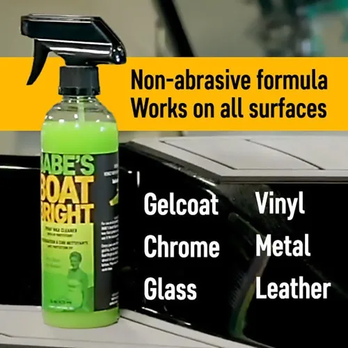 Miniatura 3 de Babe’s Boat Bright limpiador marino y protector UV para Gelcoat, vidrio, metal y vinilo – Añade brillo, repelente al agua y acabado sin manchas - 1