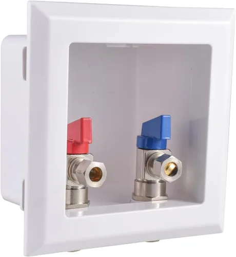 Miniatura 8 de EFIELD Pex Caja de salida de grifo premontada, entrada Pex de púas de 1/2 pulgada con válvula de bola de 1/4 vuelta instalada para suministro
