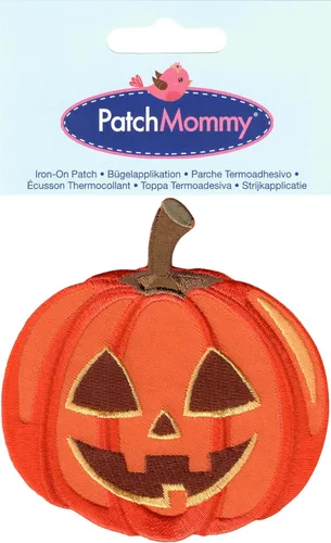 Miniatura 3 de PatchMommy Parche de calabaza para planchar para niños, apliques bordados cosidos, lavable, para chaquetas y mochilas, 3.5 x 3.5 pulgadas