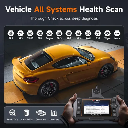 Miniatura 5 de Escáner FOXWELL NT624 Elite OBD2 2026 actualizado desde NT614Elite y NT604Elite, herramienta de escaneo OBD2 para todo el sistema, 8 funciones