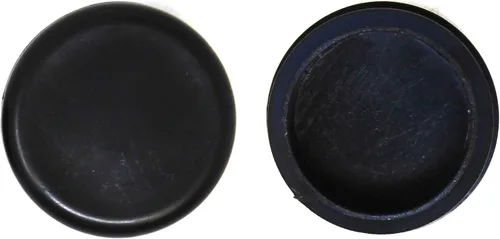 Miniatura 7 de Tapa de extremo de tubo redondo de 1.5 pulgadas, tapón de extremo de orificio negro de plástico, tapón de cubierta de tubo de diámetro exterior