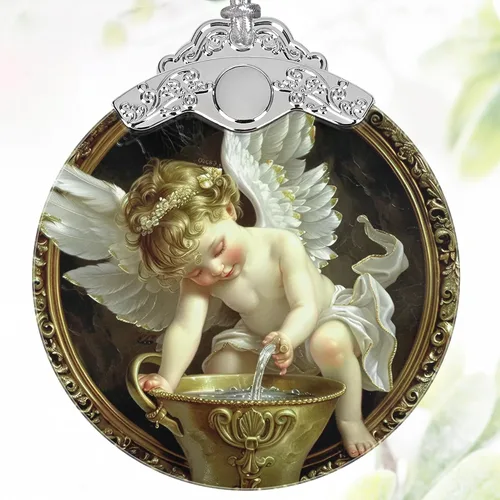 Miniatura 11 de Decoración navideña de vitrales de 3 pulgadas, adornos de Navidad, recuerdo de reliquia, intercambio de regalos, idea de regalo, regalo de bola