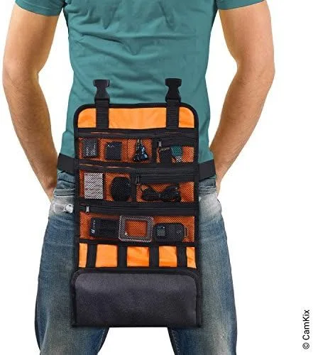 Miniatura 2 de CamKix Bolsa enrollable con cintura/correa de hombro compatible con GoPro Hero y DJI osmo Action + otras cámaras de acción/compactas - Múltiples