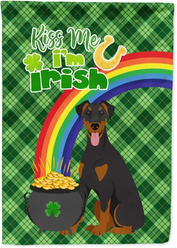 Miniatura 106 de Caroline's Treasures WDK4731GF - Bandera decorativa para jardín del día de San Patricio, color negro y tostado, Airedale Terrier, para jardín