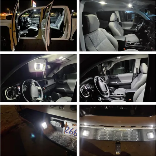 Miniatura 4 de 12 piezas de bombillas de luz interior LED blancas para Chevy Silverado/GMC Sierra 1999 2000 2001 2002 2003 2004 2005 2006 Bombillas LED blancas