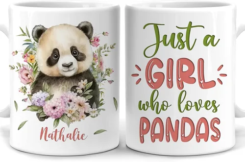 Miniatura 31 de Hyturtle Regalos Personalizados Amante de Ranas - Solo Una Chica Que Ama Las Ranas Taza de Café Personalizada con Nombre en Cerámica de 11oz - Idea