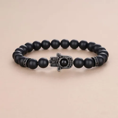 Miniatura 4 de COAI Pulsera de mano Hamsa, pulsera de protección contra el mal de ojo para hombres y mujeres