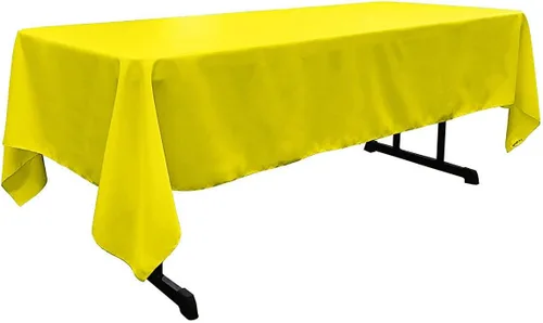Miniatura 35 de New Creations Fabric & Foam Inc - Mantel rectangular de popelina de poliéster de 60 pulgadas de ancho por 120 pulgadas de largo. (Avocado)
