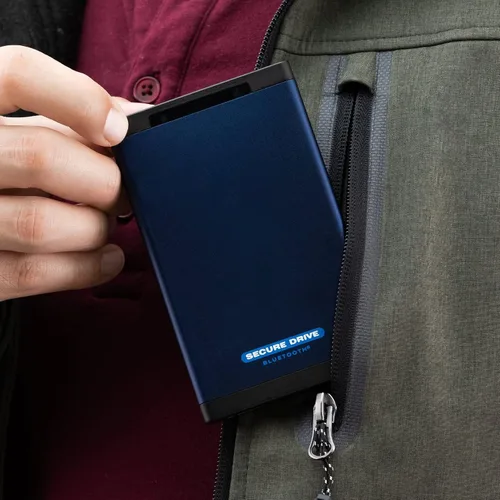 Miniatura 7 de SecureData SecureDrive BT 1TB Hardware Encriptado USB 3.0 Ext Drive FIPS 140-2 Nivel 3 Desbloqueo a través de la aplicación de teléfono compatible