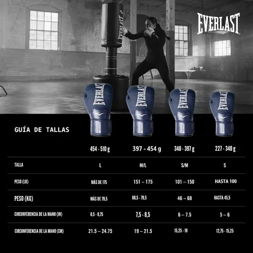 Miniatura 6 de Everlast Guantes de boxeo Elite 2 Azul marino