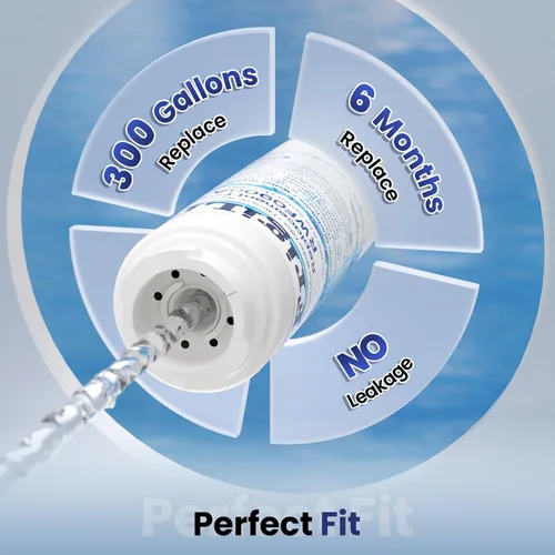 Miniatura 7 de UKF8001 Reemplazo para filtro EveryDrop 4, Everydrop EDR4RXD1, Maytag UKF8001AXX-200, UKF8001P, Whirlpool 4396395, 469006, FMM-2 MPF15090