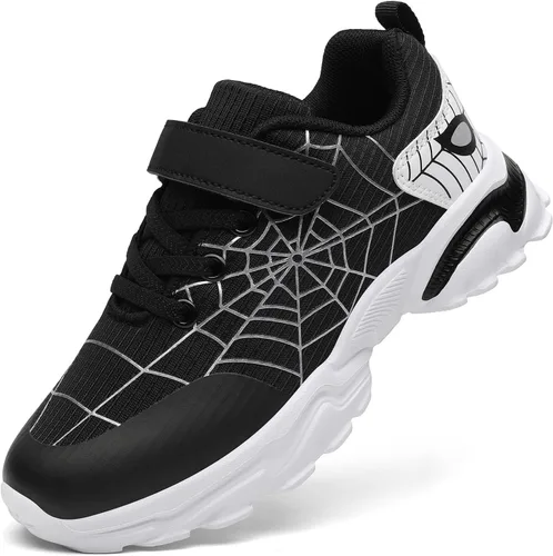 Wolidio Zapatos deportivos ligeros para niños y niñas pequeños y grandes, transpirables, deportivas, atléticas, para entrenamiento cruzado
