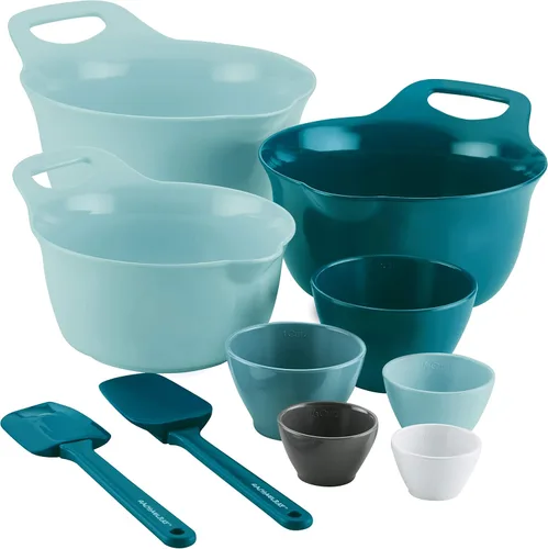 Miniatura 5 de Rachael Ray Juego de utensilios antiadherentes para hornear y mezclar y medir - 20 piezas